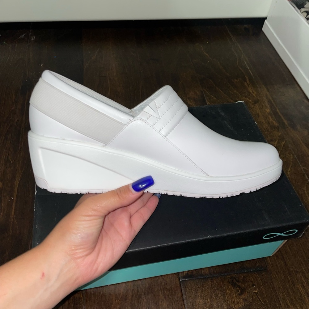 White Nursing Shoes Gem